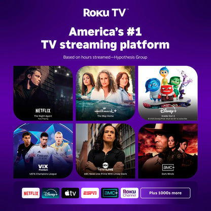50" Class 4K UHD LED LCD Roku Smart TV HDR R6 Series 50R6E3