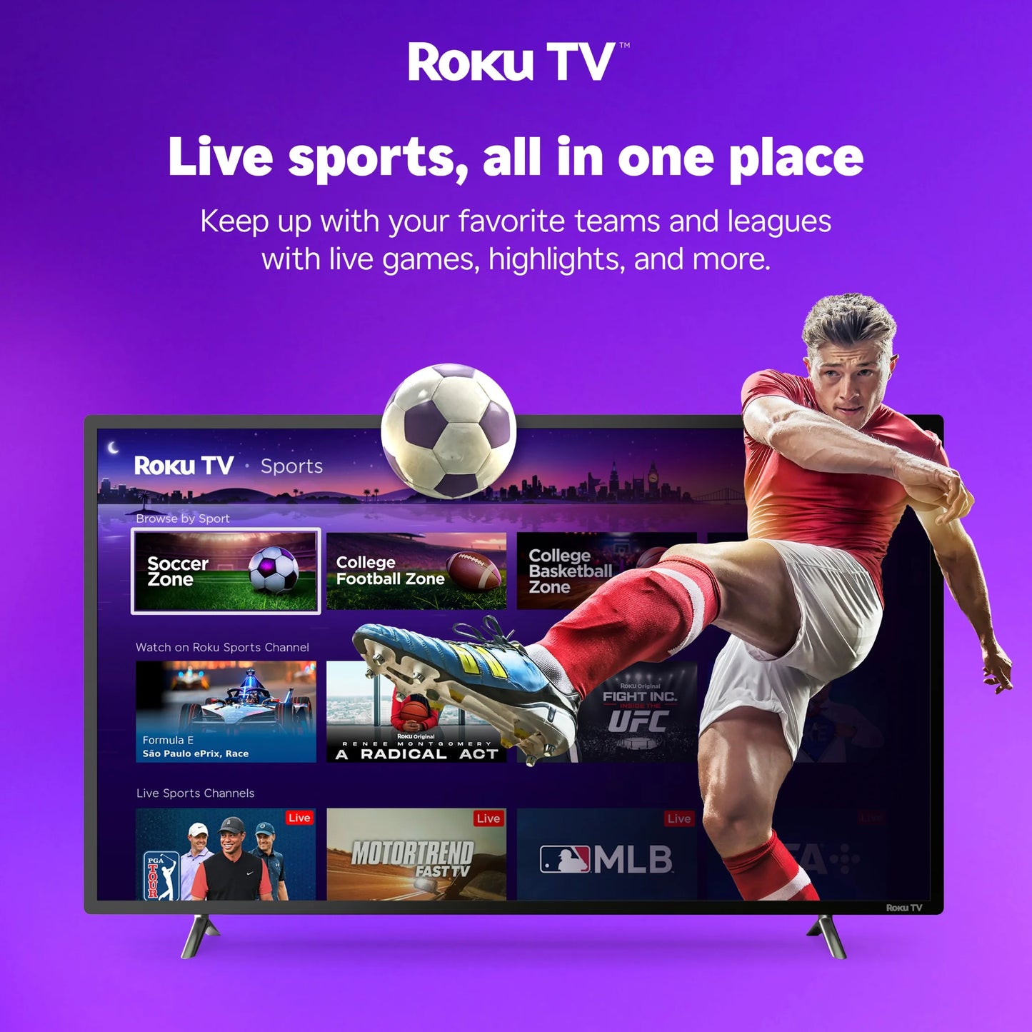50" Class 4K UHD LED LCD Roku Smart TV HDR R6 Series 50R6E3