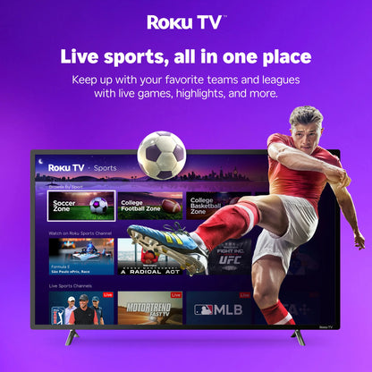 50" Class 4K UHD LED LCD Roku Smart TV HDR R6 Series 50R6E3