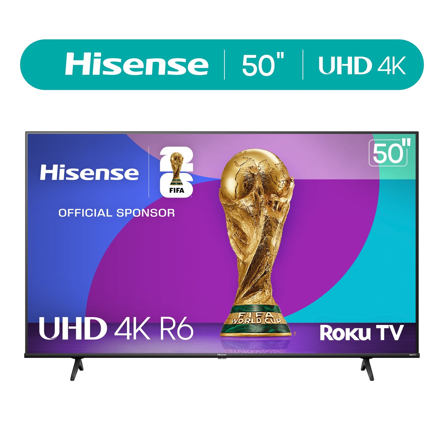 50" Class 4K UHD LED LCD Roku Smart TV HDR R6 Series 50R6E3